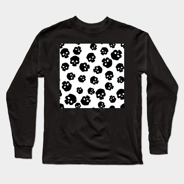 Human skulls Long Sleeve T-Shirt by katerinamk